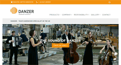 Desktop Screenshot of danzer.co.uk