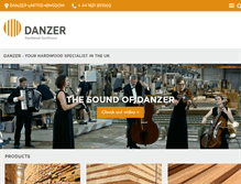 Tablet Screenshot of danzer.co.uk